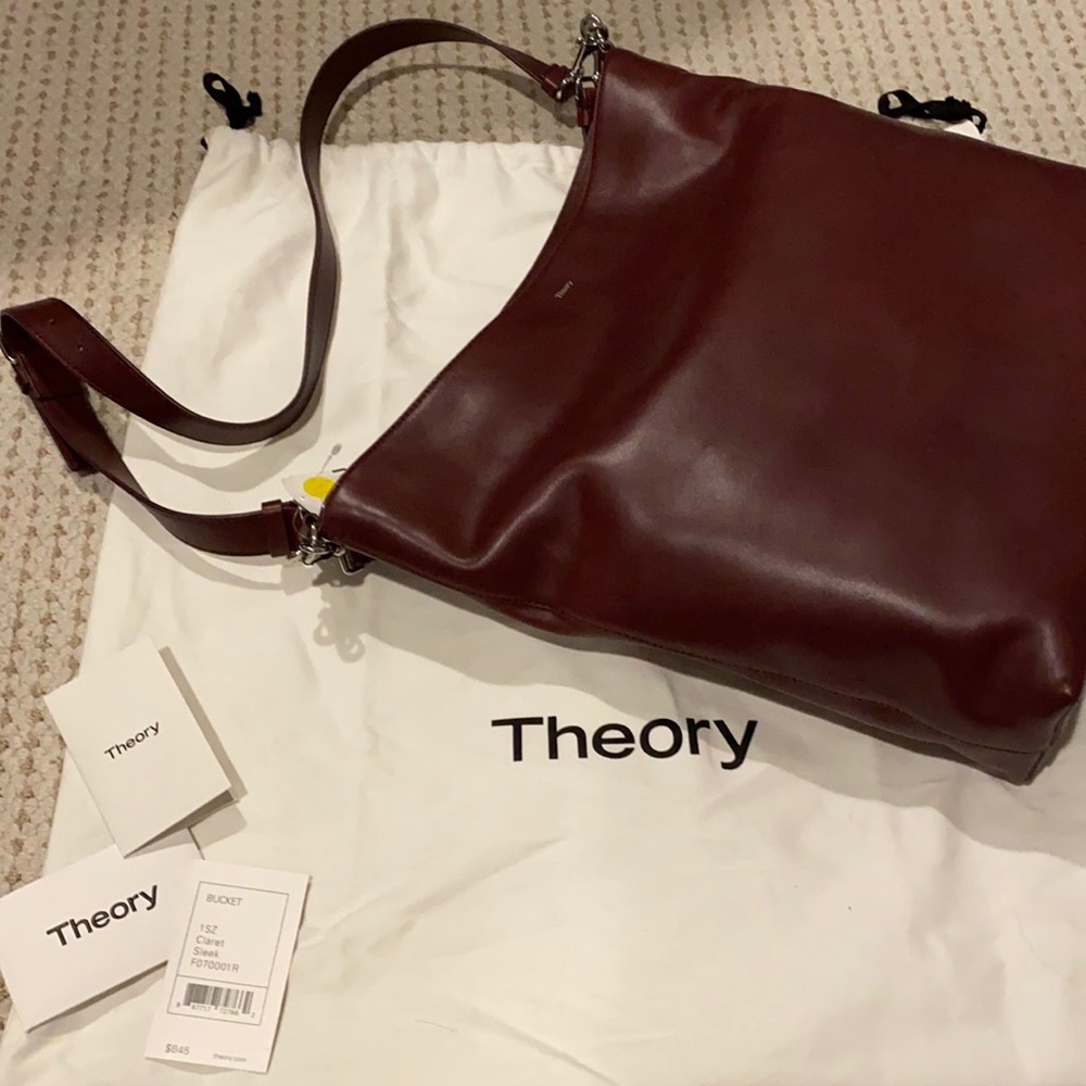 Brand New large Theory Sleek Bucket Tote